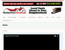 Tablet Screenshot of neighborhooddirectdeals.com